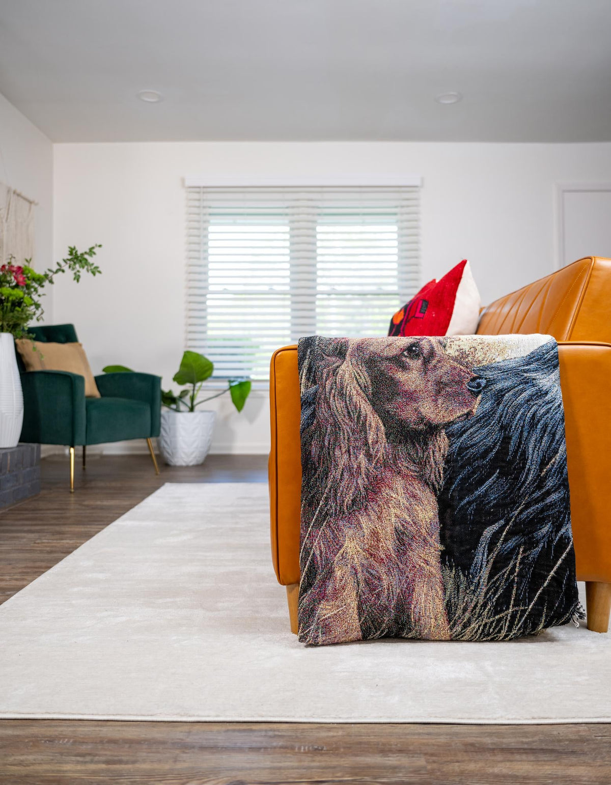 Fleece Haven Collection Area Rug -  Fargo Rectangle Multi  lifestyle 3