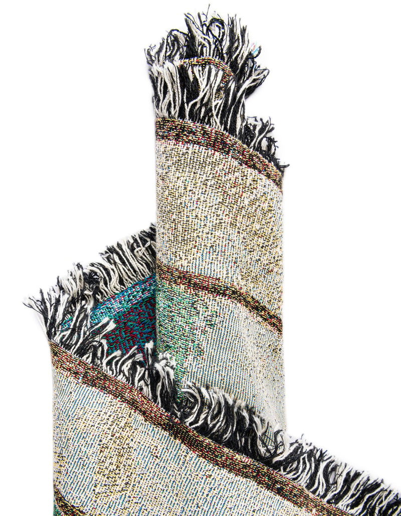 Fleece Haven Collection Area Rug -  Ironwood Rectangle Multi  lifestyle 11