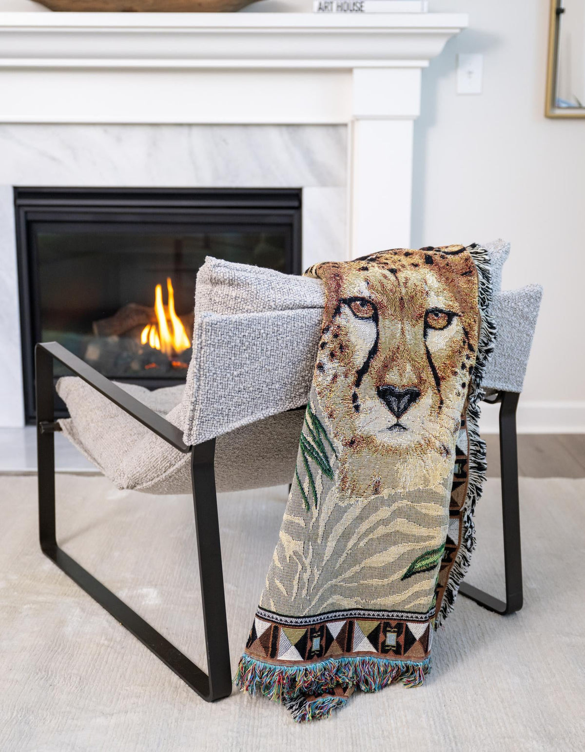 Fleece Haven Collection Area Rug -  Lansing Rectangle Multi  lifestyle 2