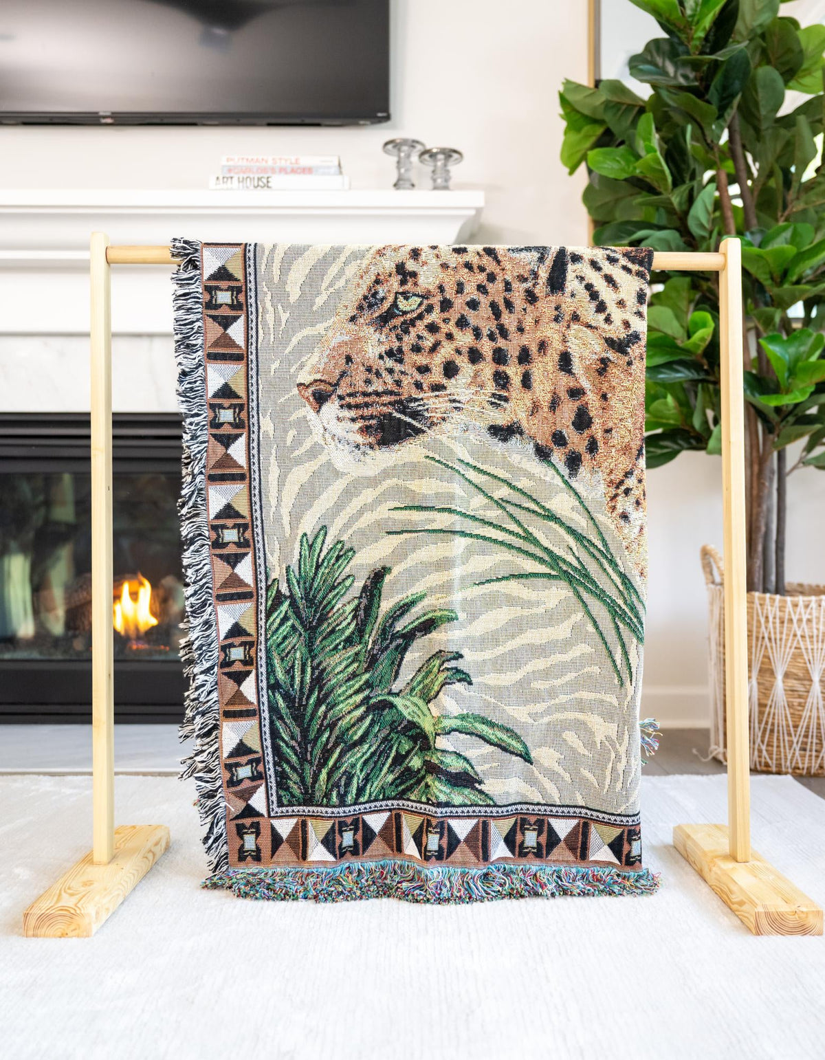 Fleece Haven Collection Area Rug -  Lansing Rectangle Multi  lifestyle 4