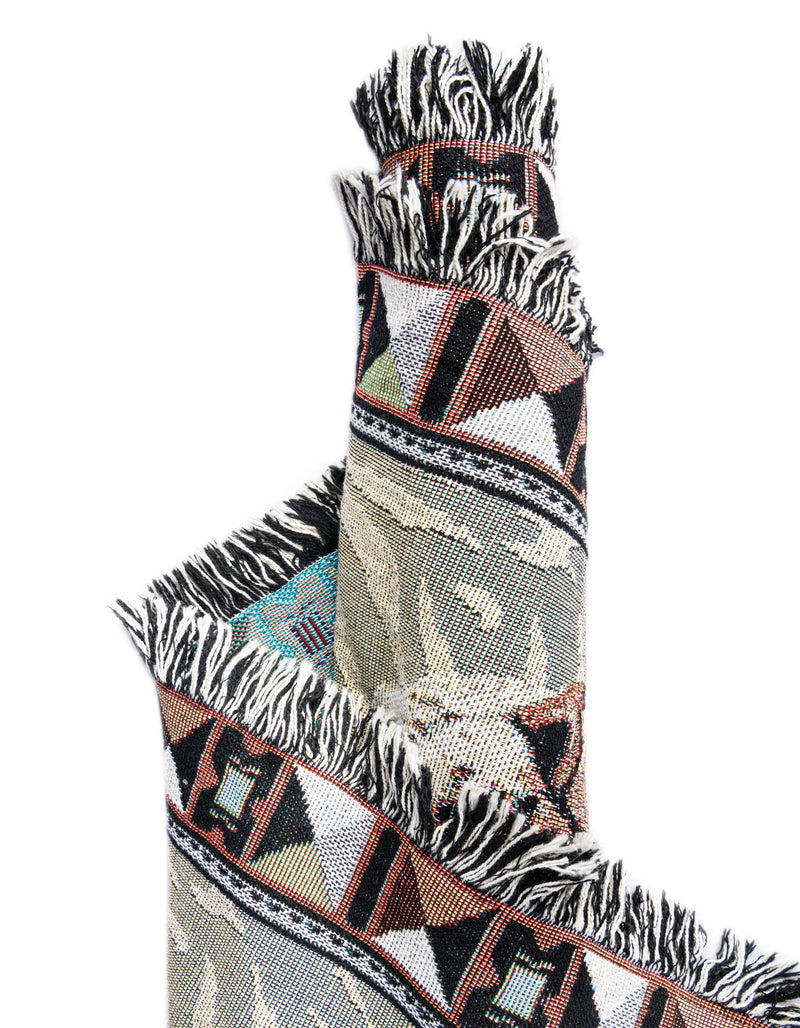 Fleece Haven Collection Area Rug -  Lansing Rectangle Multi  lifestyle 12