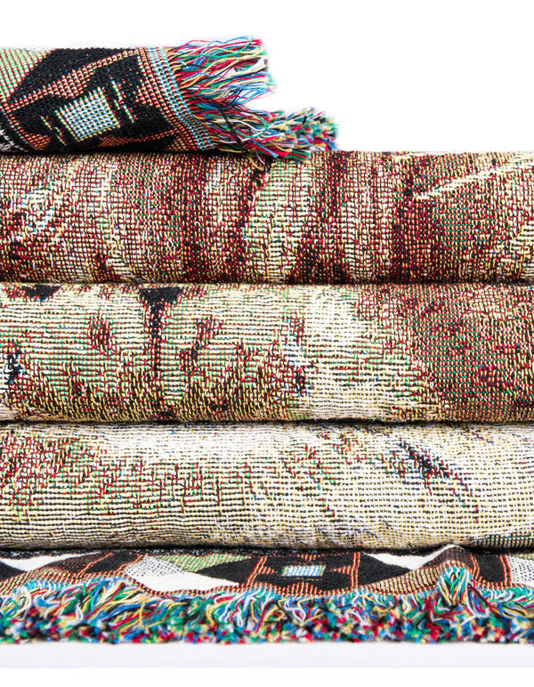 Fleece Haven Collection Area Rug -  Lansing Rectangle Multi  lifestyle 15