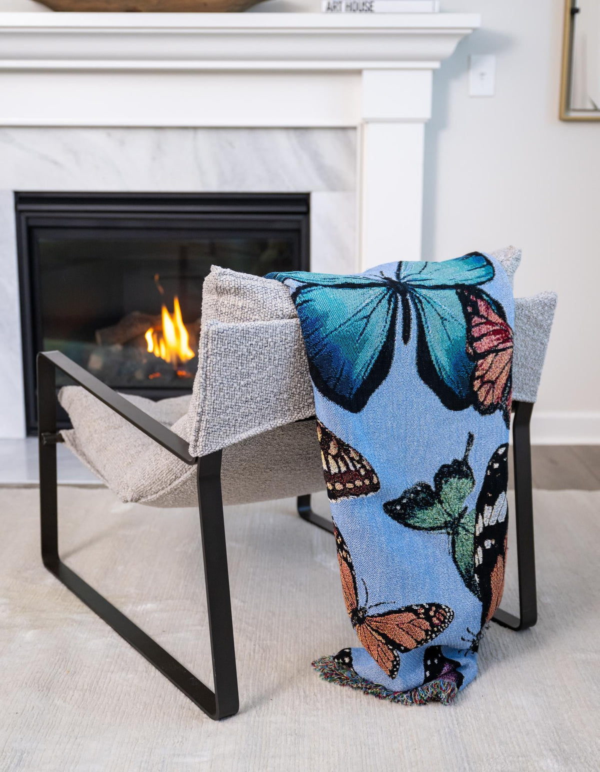 Fleece Haven Collection Area Rug -  Nampa Rectangle Multi  lifestyle 2