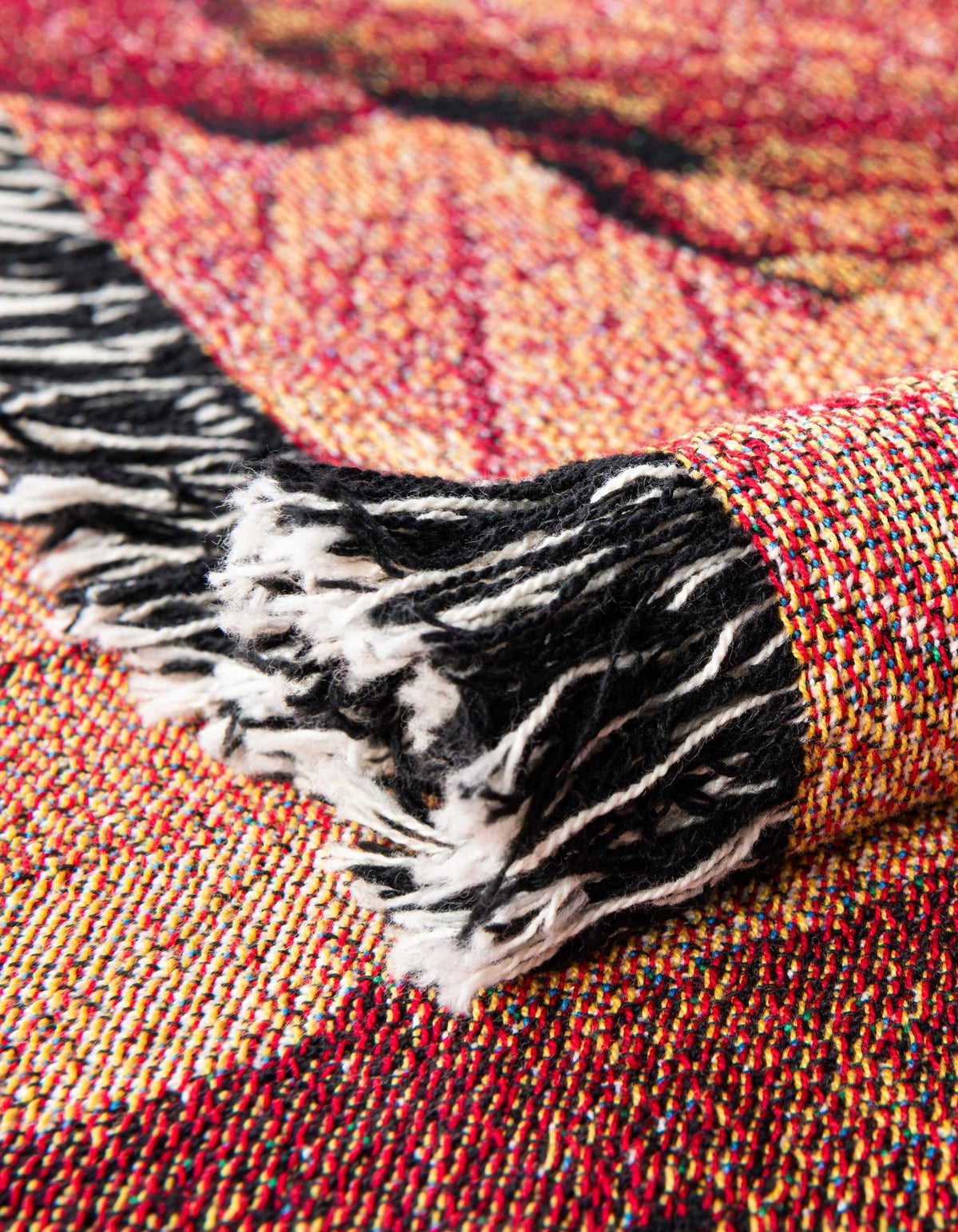 Fleece Haven Collection Area Rug -  Orem Rectangle Orange  lifestyle 7