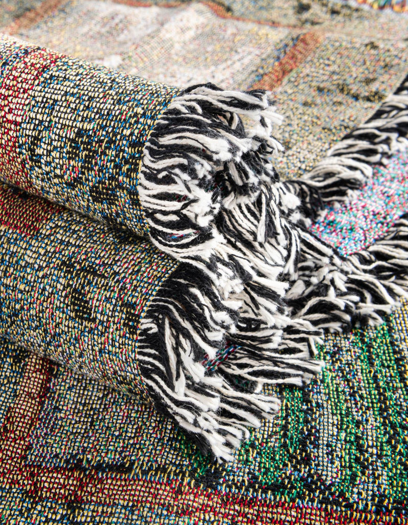 Fleece Haven Collection Area Rug -  Quitman Rectangle Multi  lifestyle 14