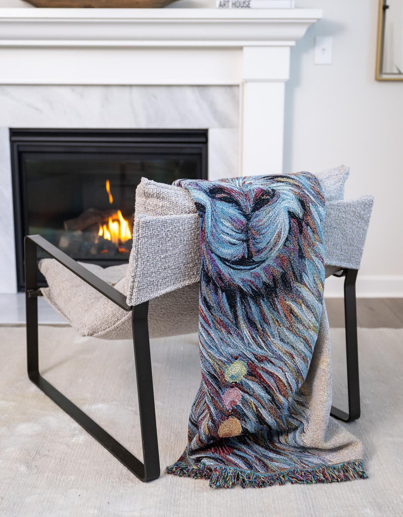 Fleece Haven Collection Area Rug -  Roswell Rectangle Multi  lifestyle 7