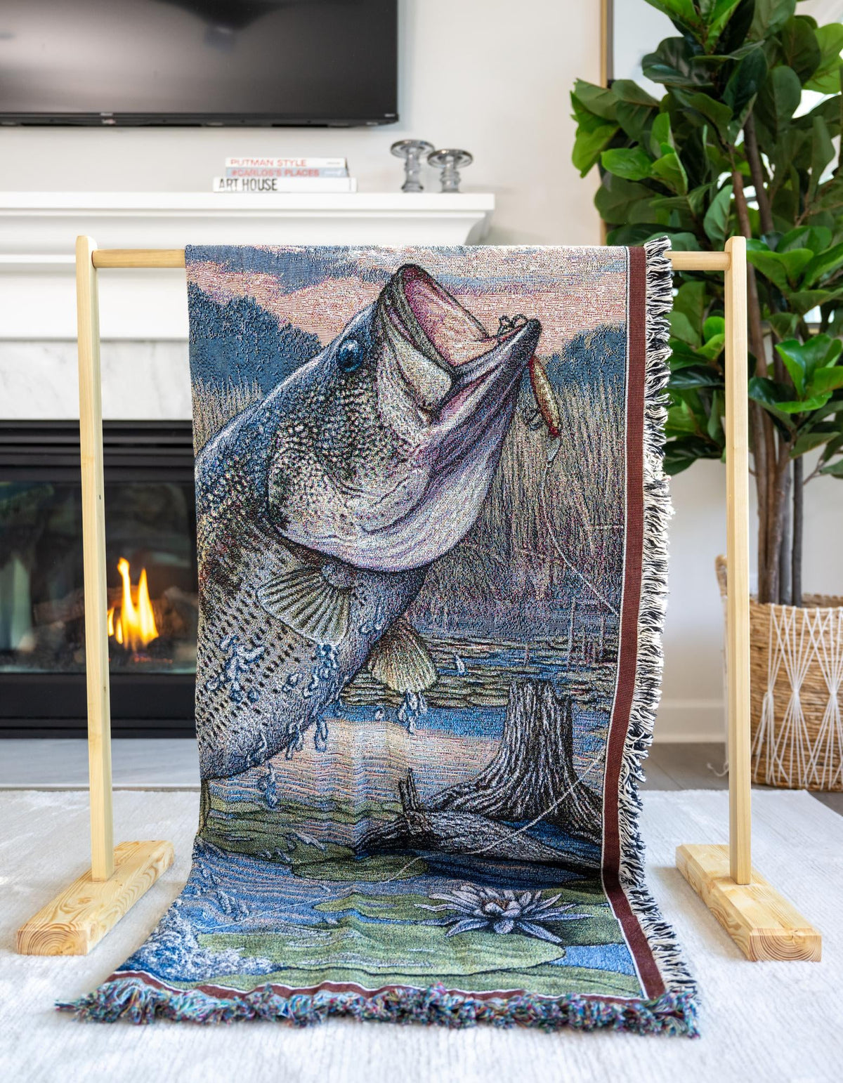 Fleece Haven Collection Area Rug -  Telluride Rectangle Multi  lifestyle 4