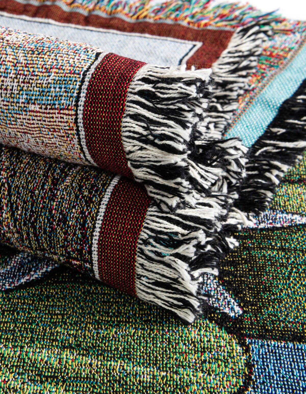 Fleece Haven Collection Area Rug -  Telluride Rectangle Multi  lifestyle 14