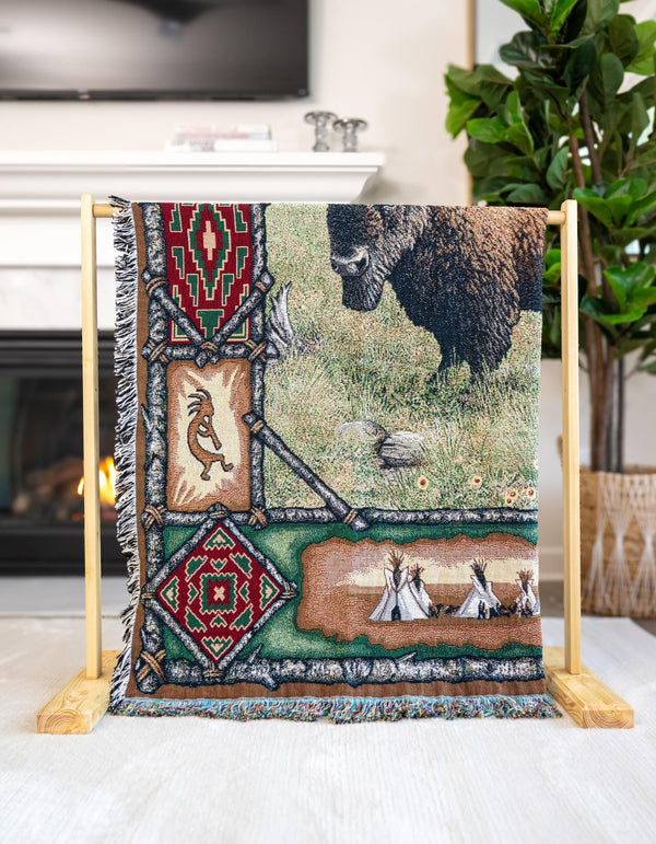 Fleece Haven Collection Area Rug -  Utica Rectangle Multi  lifestyle 4