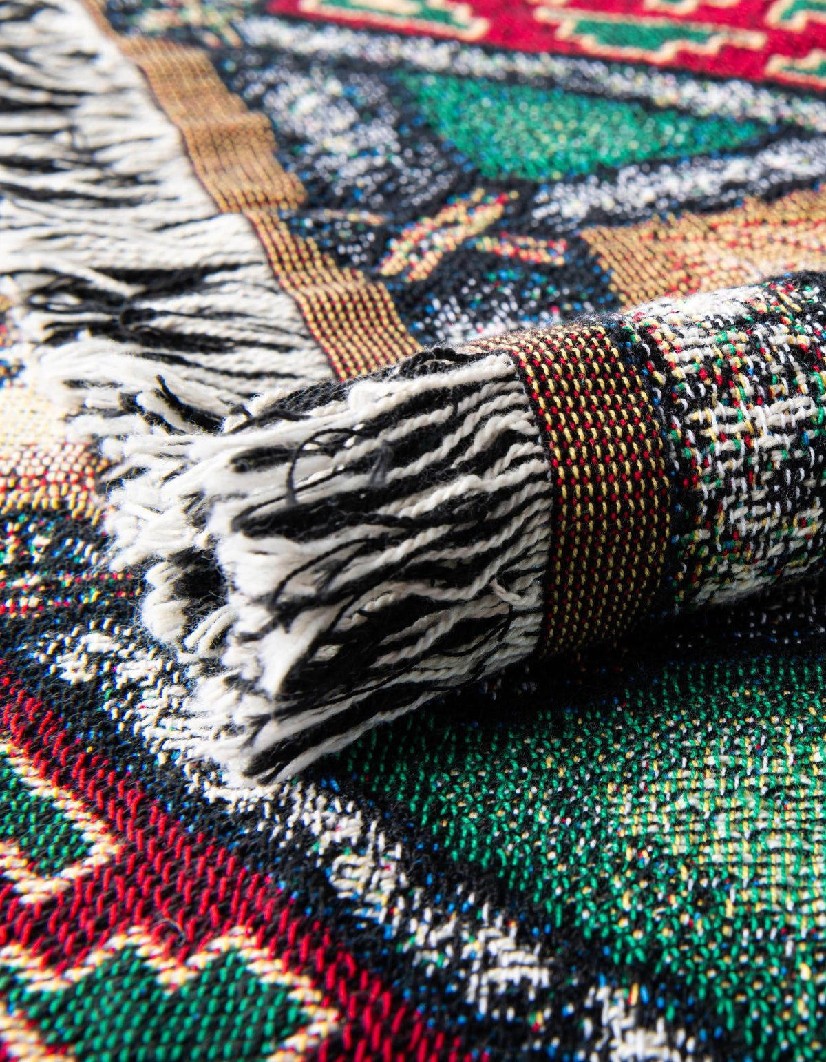 Fleece Haven Collection Area Rug -  Utica Rectangle Multi  lifestyle 7