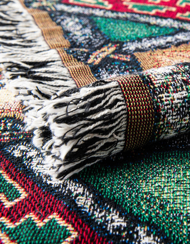 Fleece Haven Collection Area Rug -  Utica Rectangle Multi  lifestyle 7