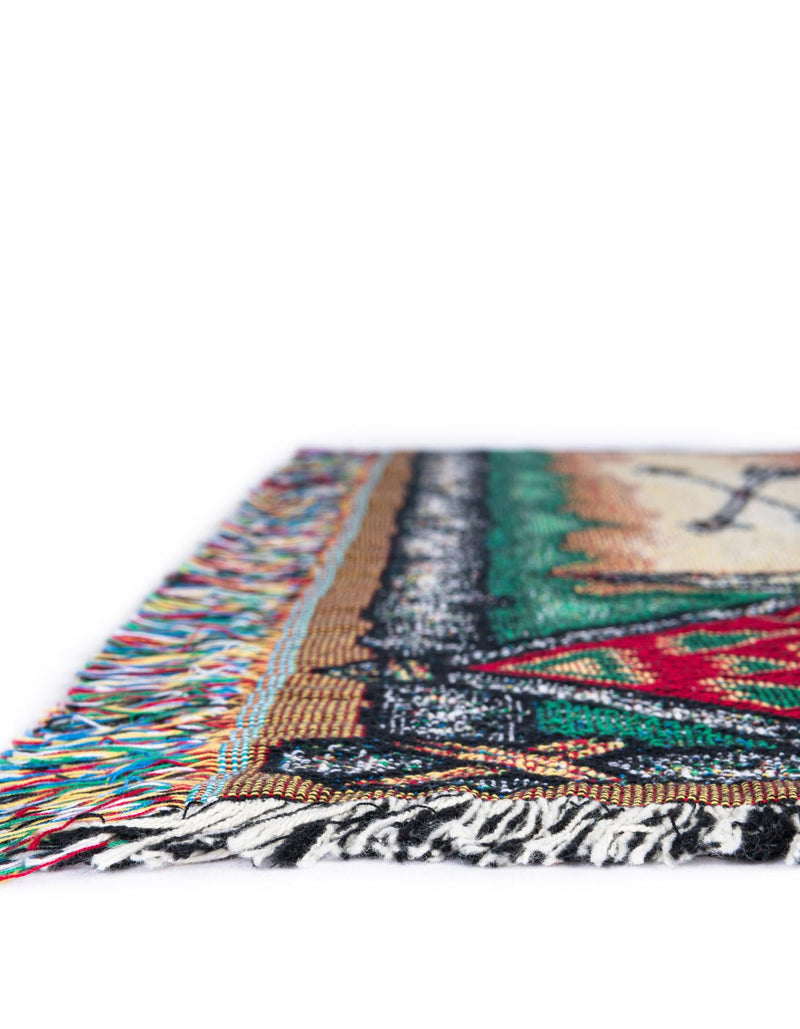 Fleece Haven Collection Area Rug -  Utica Rectangle Multi  lifestyle 8