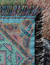 Fleece Haven Collection Area Rug -  Utica Rectangle Multi  lifestyle 10