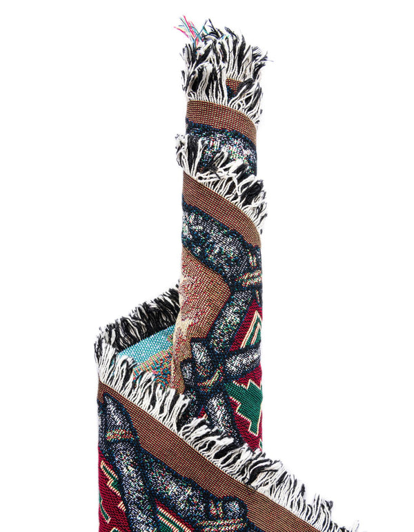 Fleece Haven Collection Area Rug -  Utica Rectangle Multi  lifestyle 12