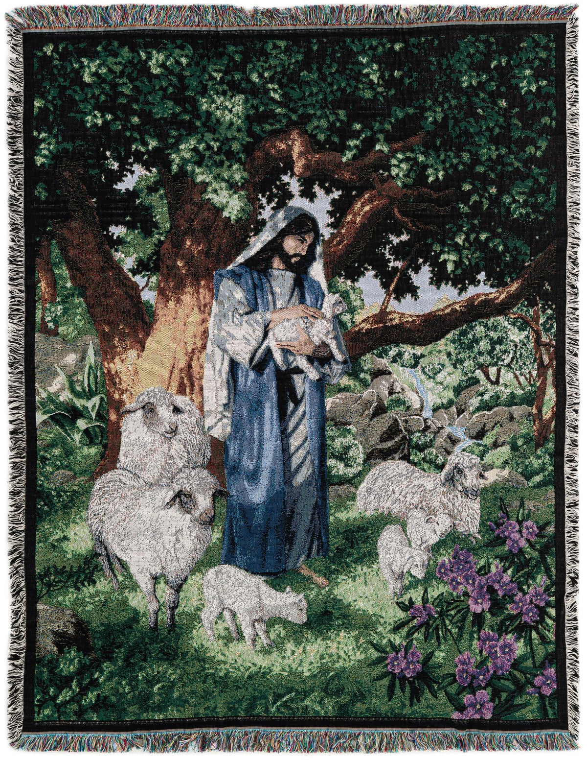Fleece Haven Collection Area Rug -  Vicksburg Rectangle Green Main