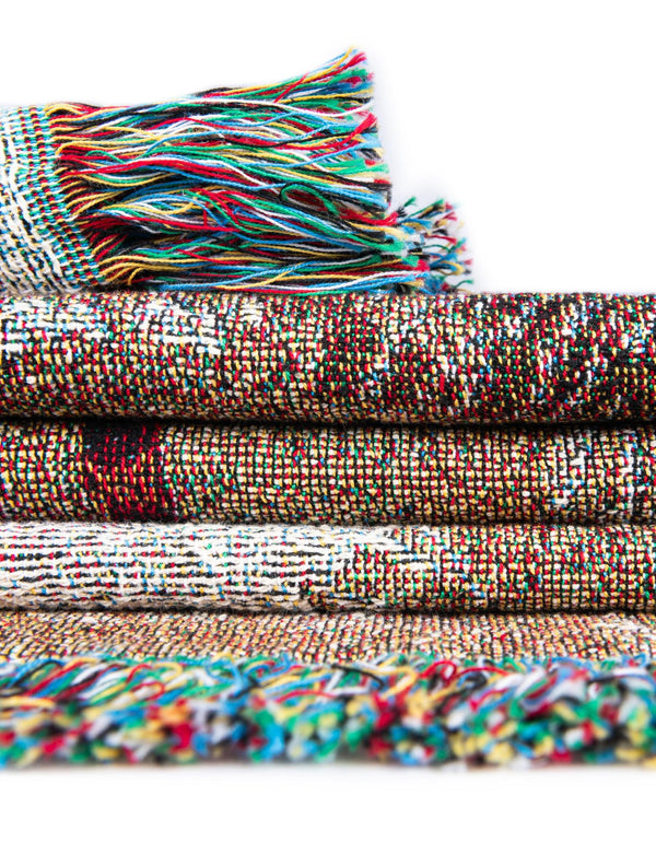 Fleece Haven Collection Area Rug -  Aztec Rectangle Brown  lifestyle 15