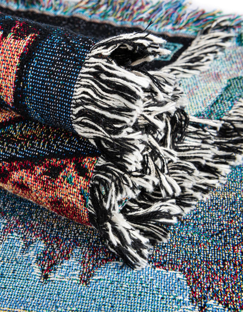 Fleece Haven Collection Area Rug -  Bozeman Rectangle Multi  lifestyle 14