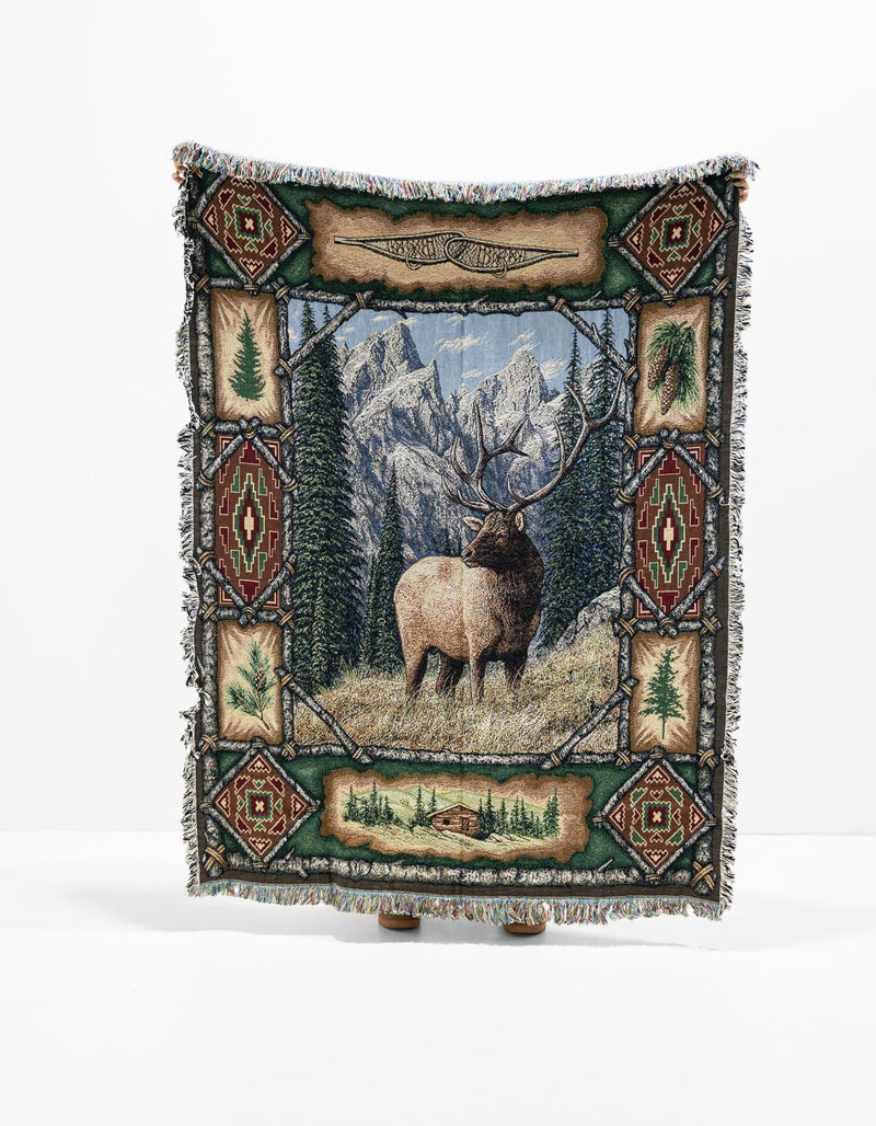 Fleece Haven Collection Area Rug -  Diamond Rectangle Multi  lifestyle 6