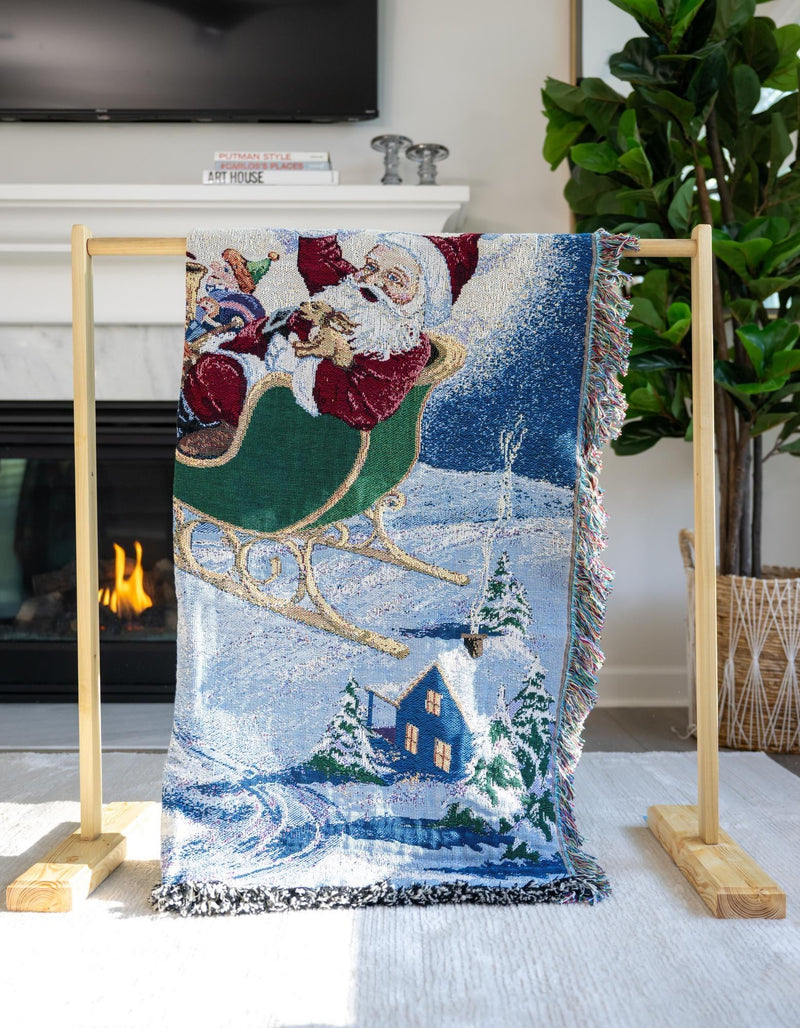 Fleece Haven Collection Area Rug -  Frisco Rectangle Multi  lifestyle 8