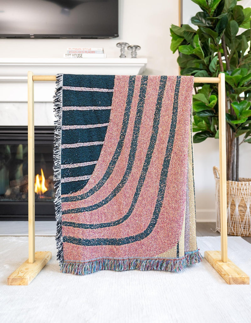 Fleece Haven Collection Area Rug -  Idaho Rectangle Multi  lifestyle 7