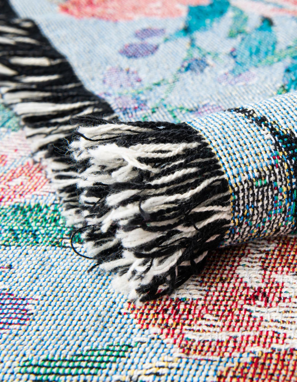 Fleece Haven Collection Area Rug -  Missoula Rectangle Multi  lifestyle 7