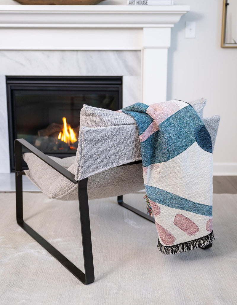 Fleece Haven Collection Area Rug -  Quincy Rectangle Multi  lifestyle 2