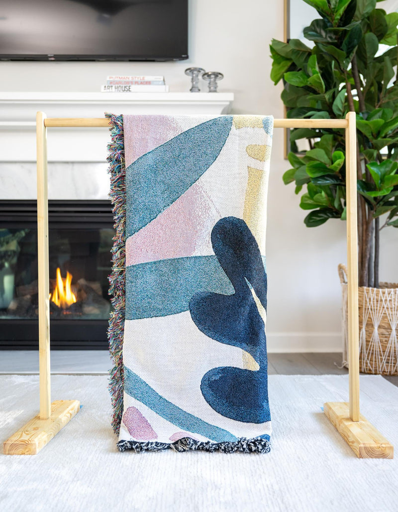 Fleece Haven Collection Area Rug -  Quincy Rectangle Multi  lifestyle 4