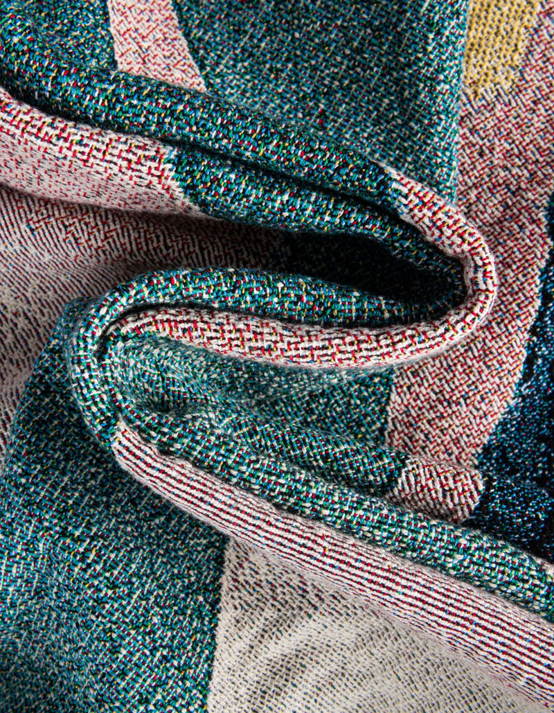 Fleece Haven Collection Area Rug -  Quincy Rectangle Multi  lifestyle 9