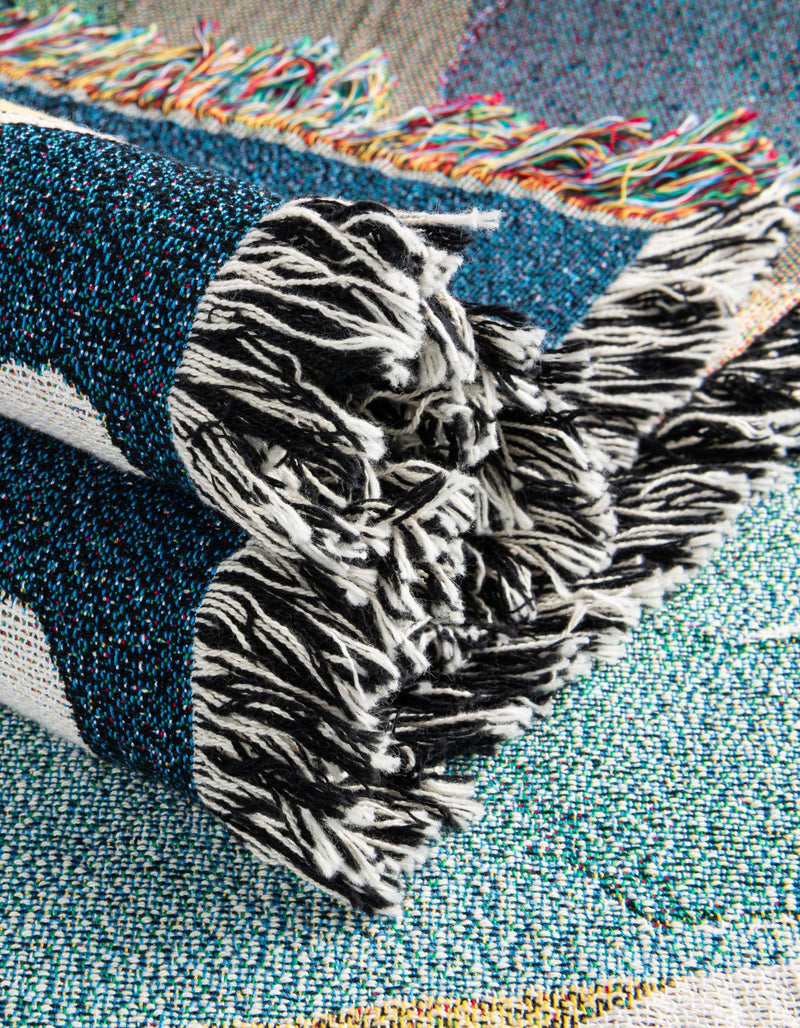 Fleece Haven Collection Area Rug -  Quincy Rectangle Multi  lifestyle 14