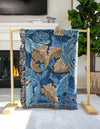 Fleece Haven Collection Area Rug -  Trenton Rectangle Blue  lifestyle 8