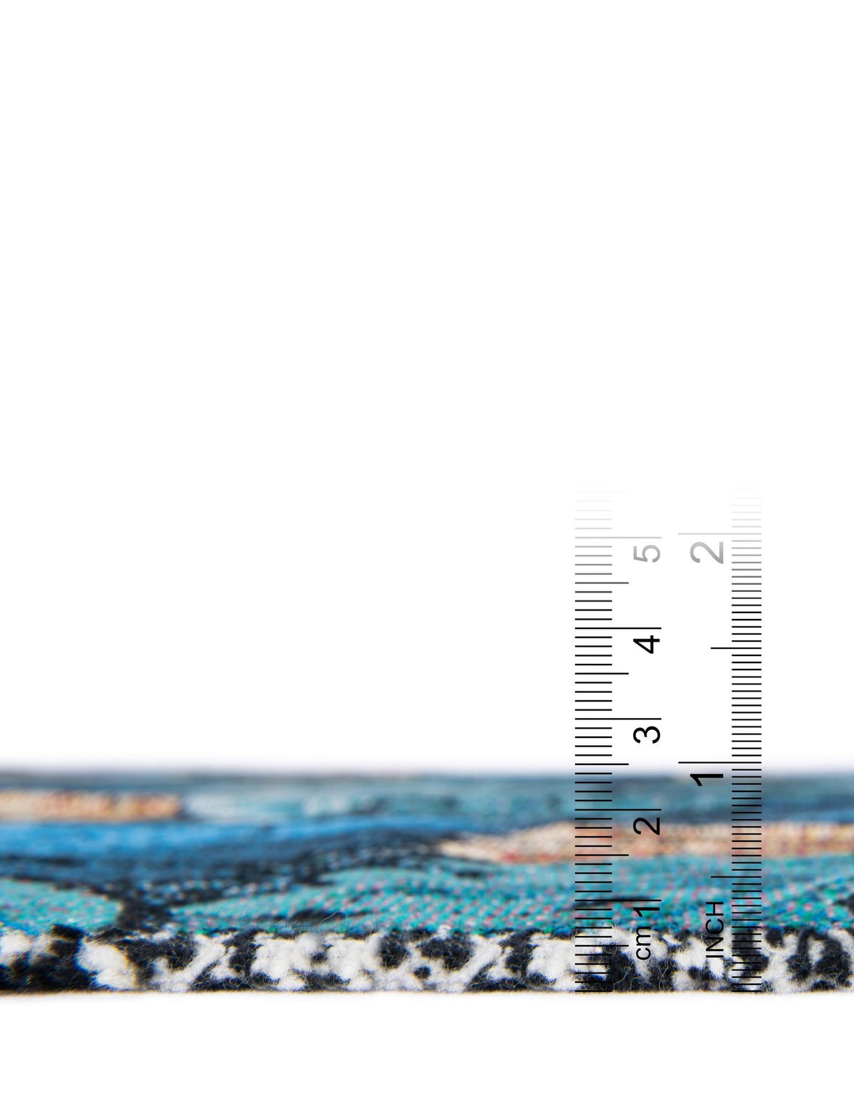 Fleece Haven Collection Area Rug -  Trenton Rectangle Blue  lifestyle 6