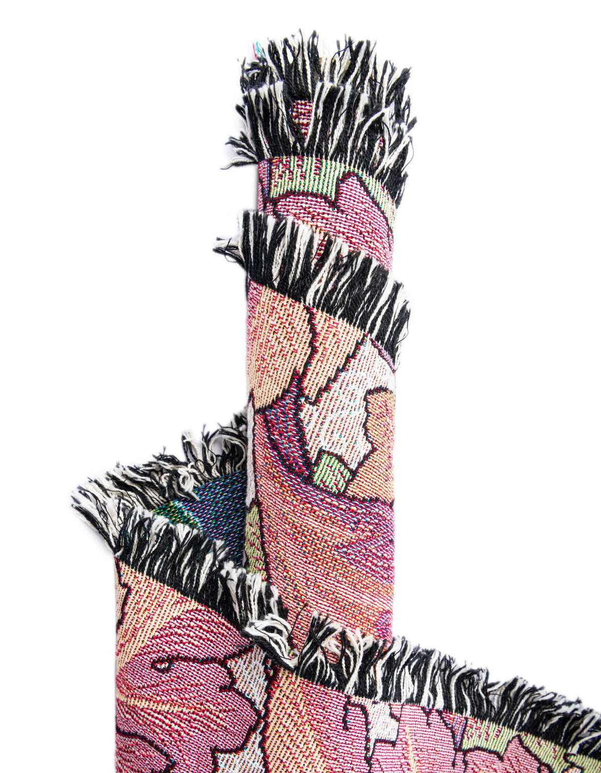 Fleece Haven Collection Area Rug -  Aurora Rectangle Pink  lifestyle 12