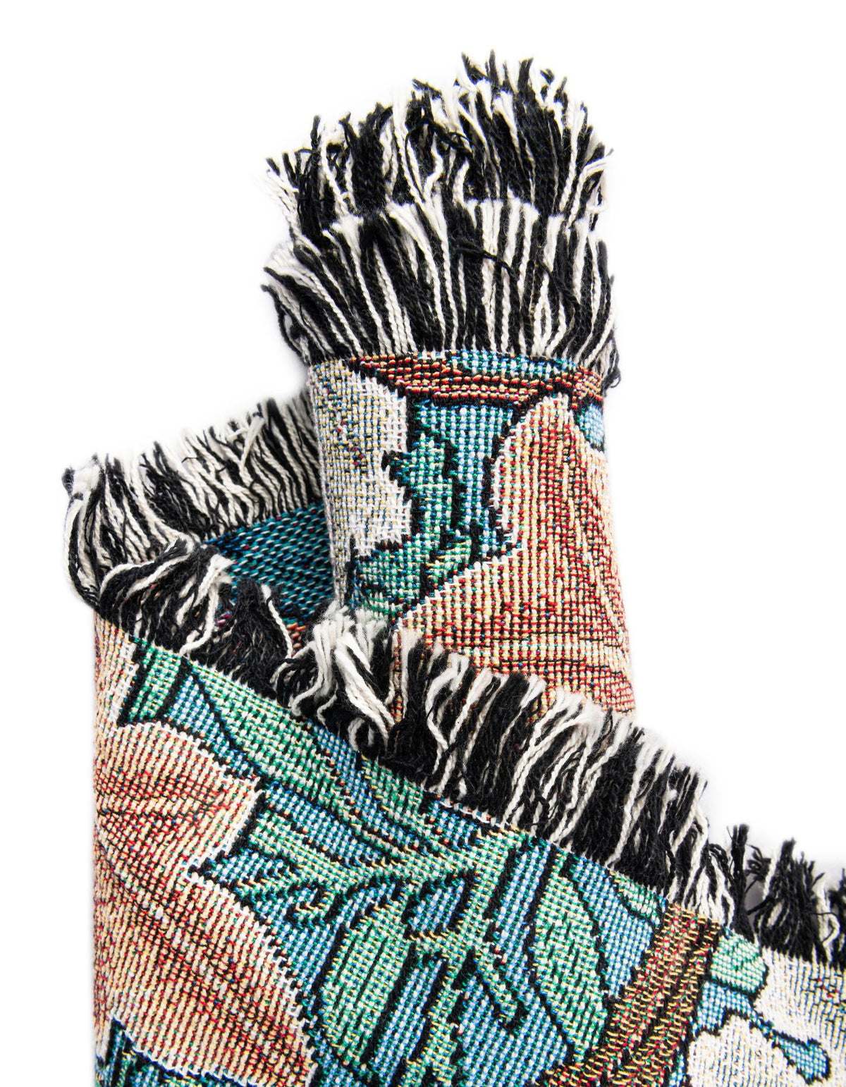 Fleece Haven Collection Area Rug -  Brighton Rectangle Multi  lifestyle 12
