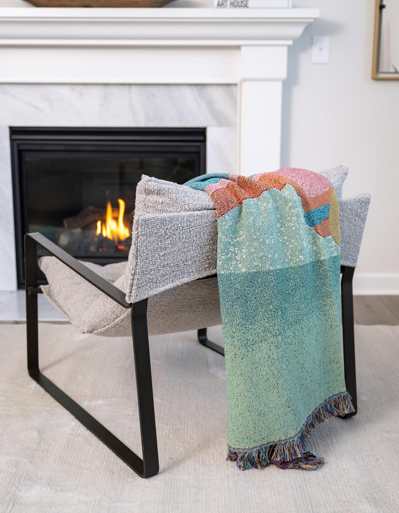 Fleece Haven Collection Area Rug -  Calumet Rectangle Multi  lifestyle 2