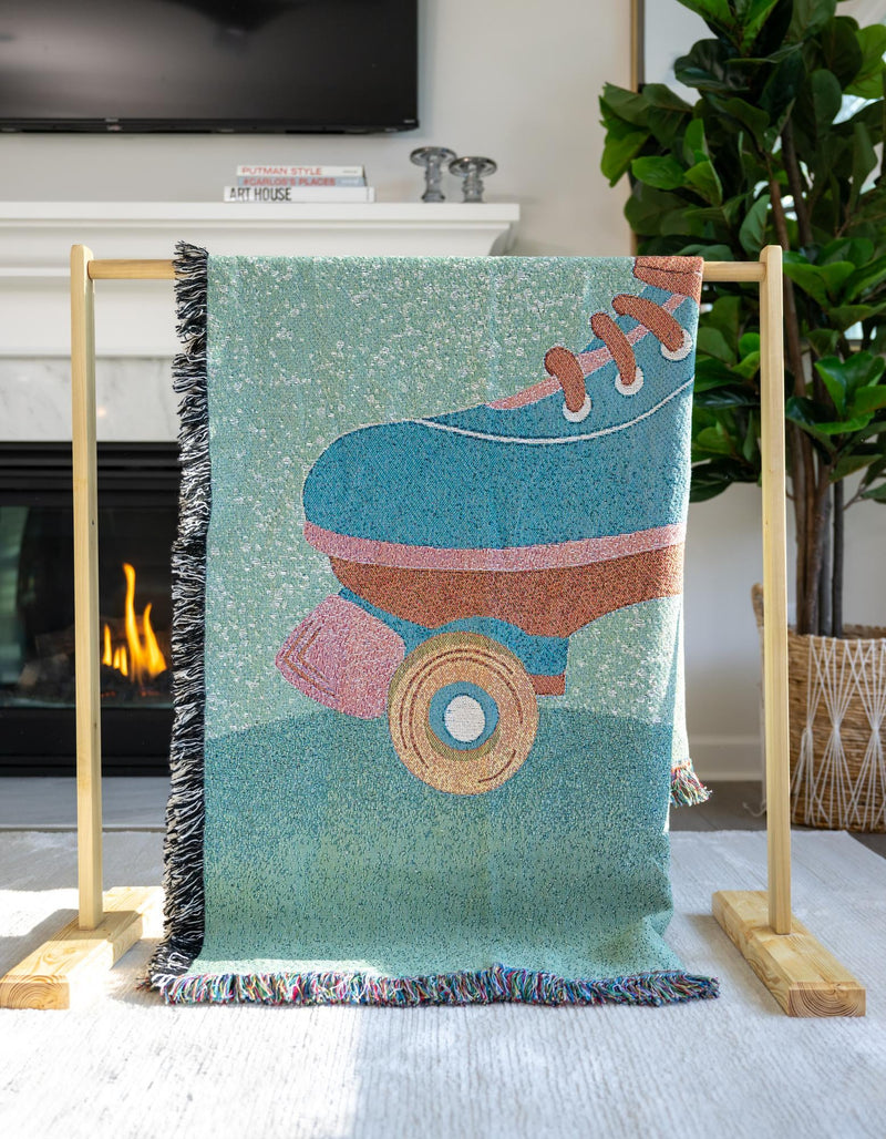 Fleece Haven Collection Area Rug -  Calumet Rectangle Multi  lifestyle 4