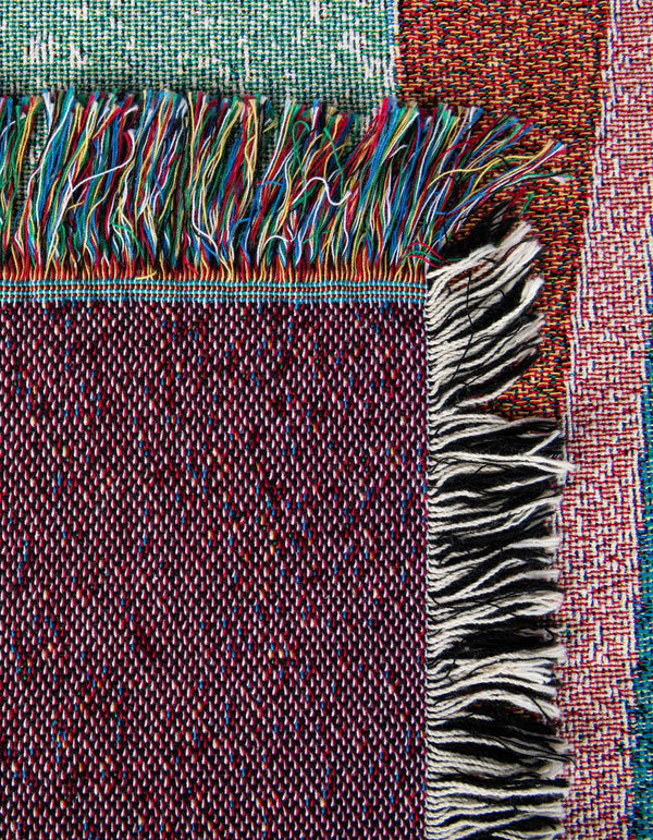 Fleece Haven Collection Area Rug -  Calumet Rectangle Multi  lifestyle 10