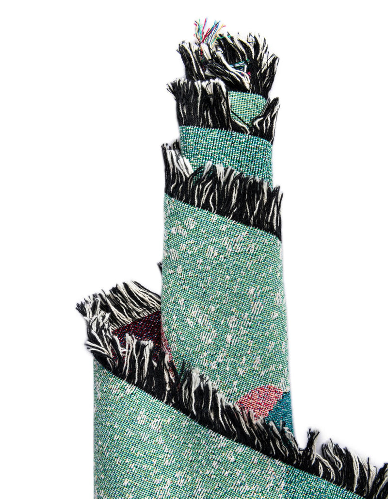 Fleece Haven Collection Area Rug -  Calumet Rectangle Multi  lifestyle 12