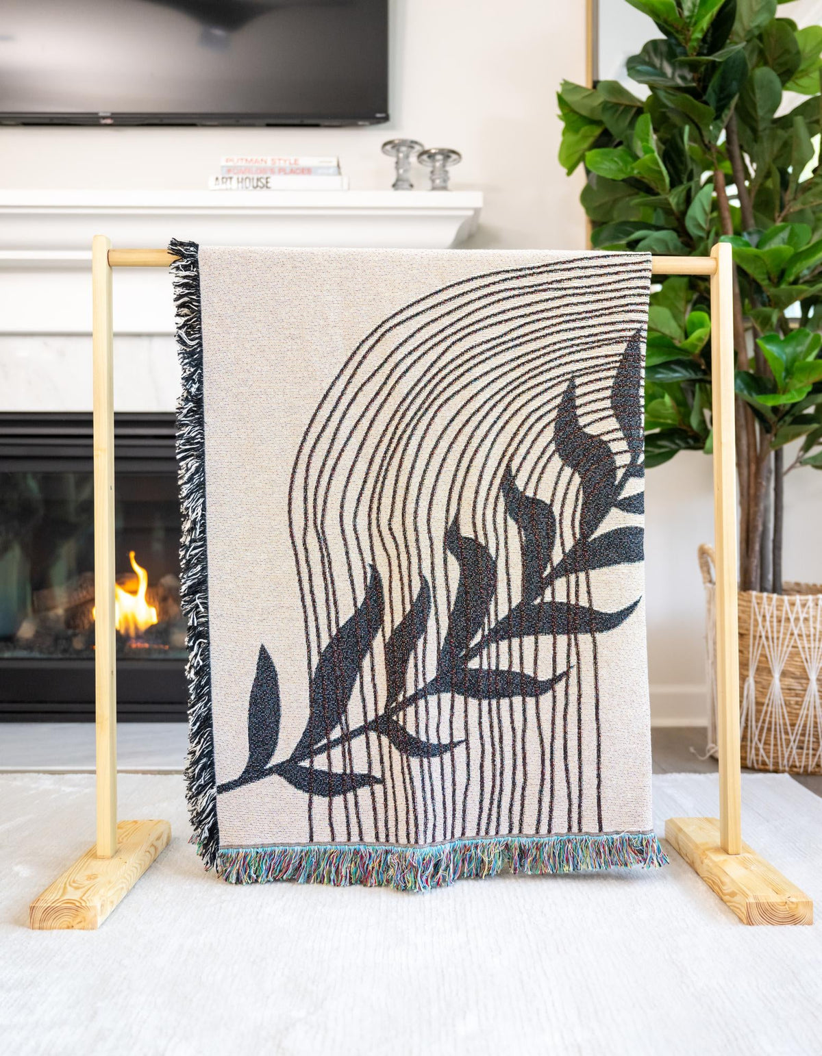 Fleece Haven Collection Area Rug -  Danville Rectangle Multi  lifestyle 4