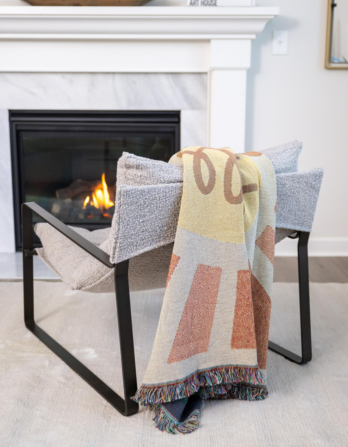 Fleece Haven Collection Area Rug -  Hanover Rectangle Multi  lifestyle 2