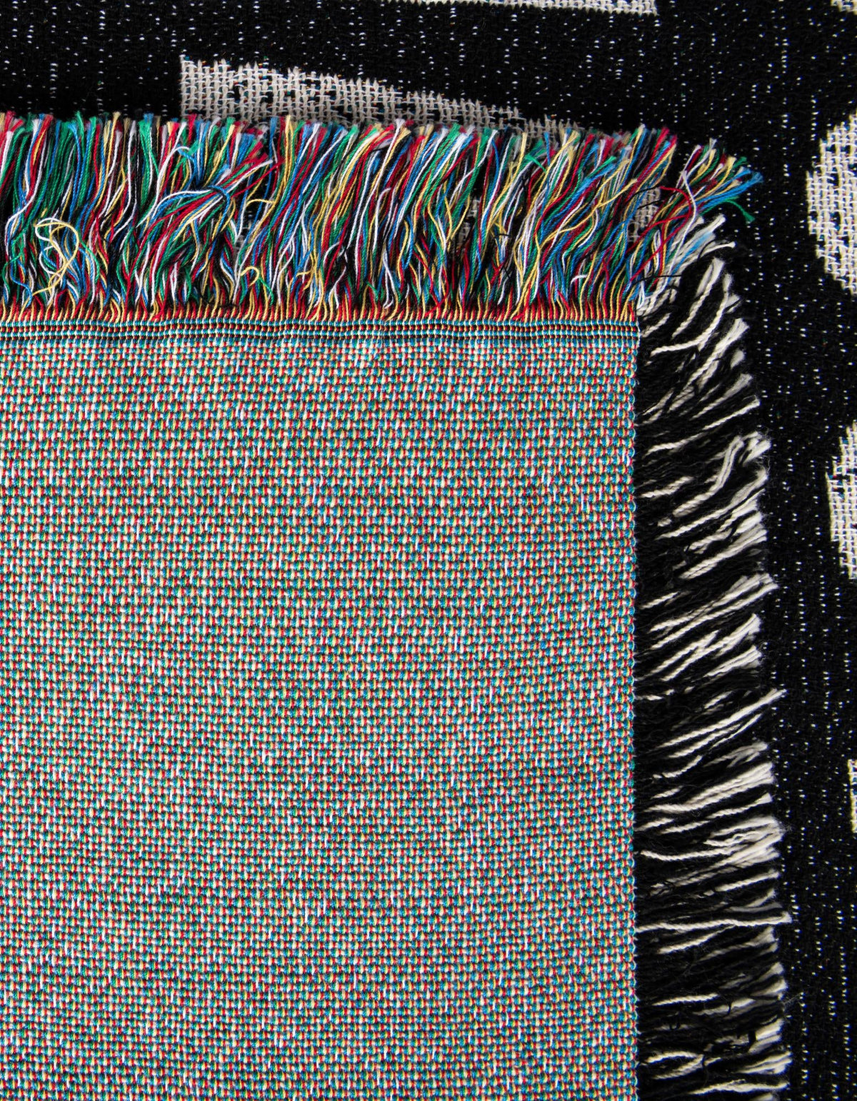 Fleece Haven Collection Area Rug -  Indianapolis Rectangle Black and White  lifestyle 10