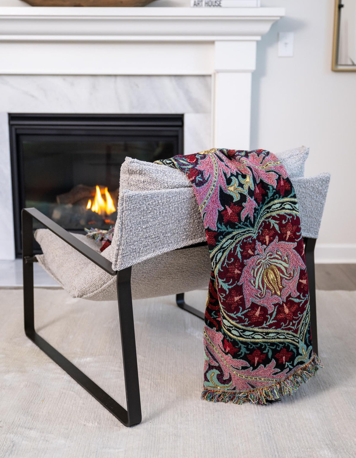 Fleece Haven Collection Area Rug -  Klamath Rectangle Multi  lifestyle 2