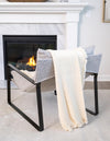 Fleece Haven Collection Area Rug -  Muncie Rectangle Tan  lifestyle 2