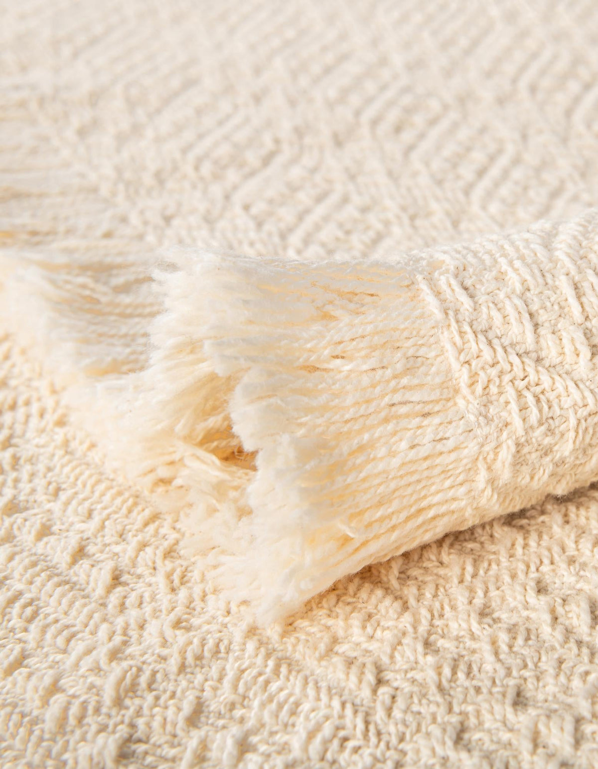 Fleece Haven Collection Area Rug -  Muncie Rectangle Tan  lifestyle 7
