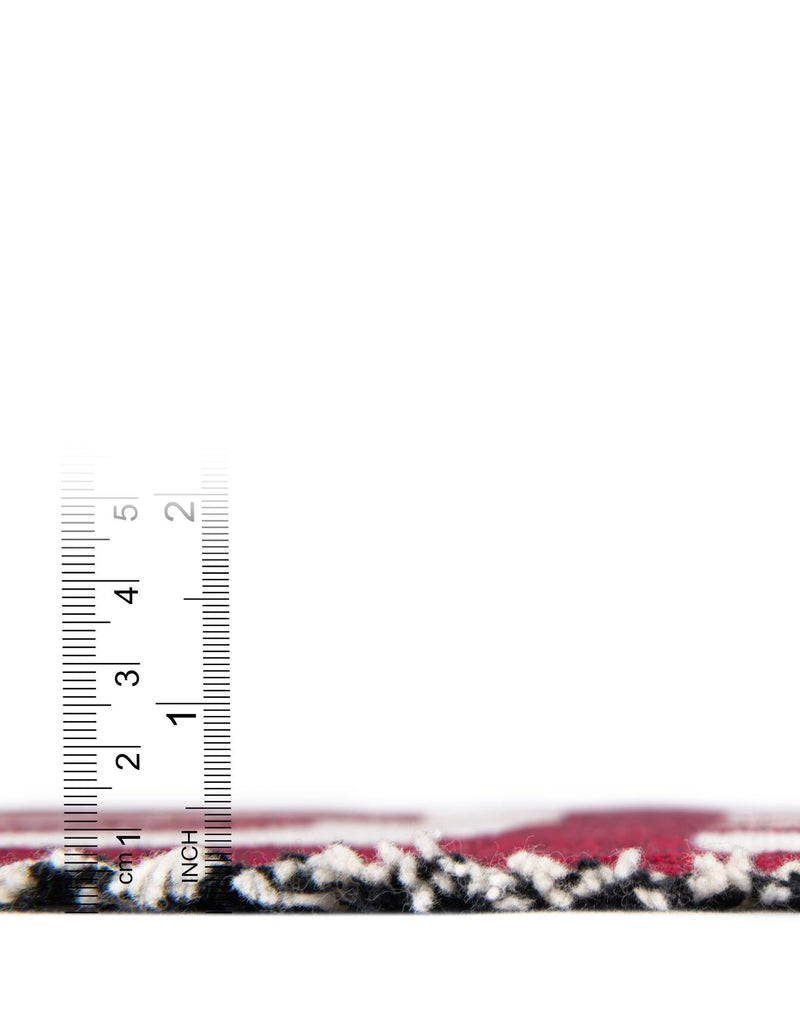 Fleece Haven Collection Area Rug -  Oswego Rectangle Red  lifestyle 6