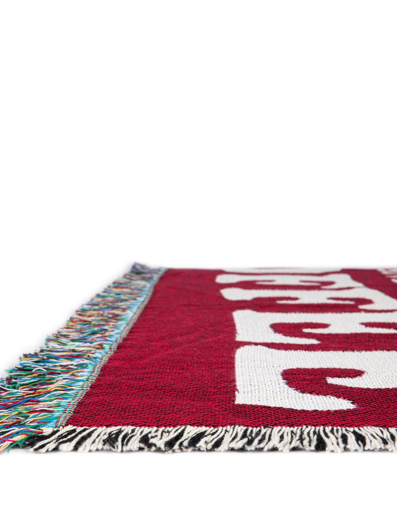 Fleece Haven Collection Area Rug -  Oswego Rectangle Red  lifestyle 8
