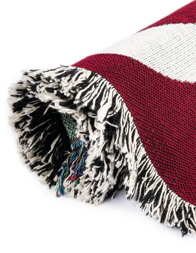 Fleece Haven Collection Area Rug -  Oswego Rectangle Red  lifestyle 13
