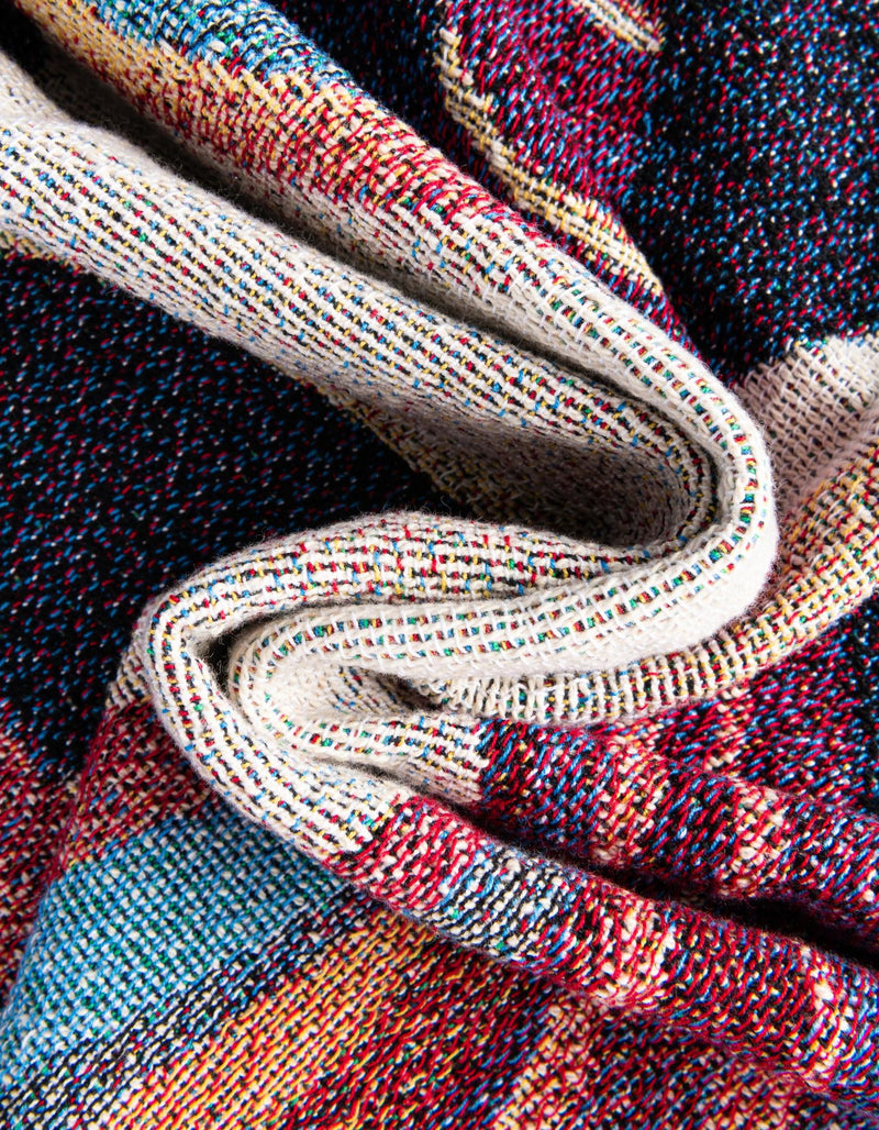 Fleece Haven Collection Area Rug -  Pocatello Rectangle Multi  lifestyle 9
