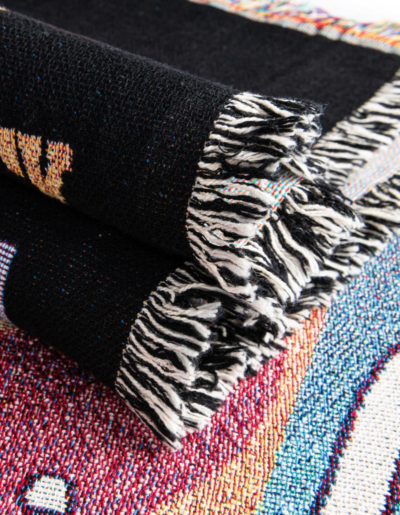 Fleece Haven Collection Area Rug -  Pocatello Rectangle Multi  lifestyle 14