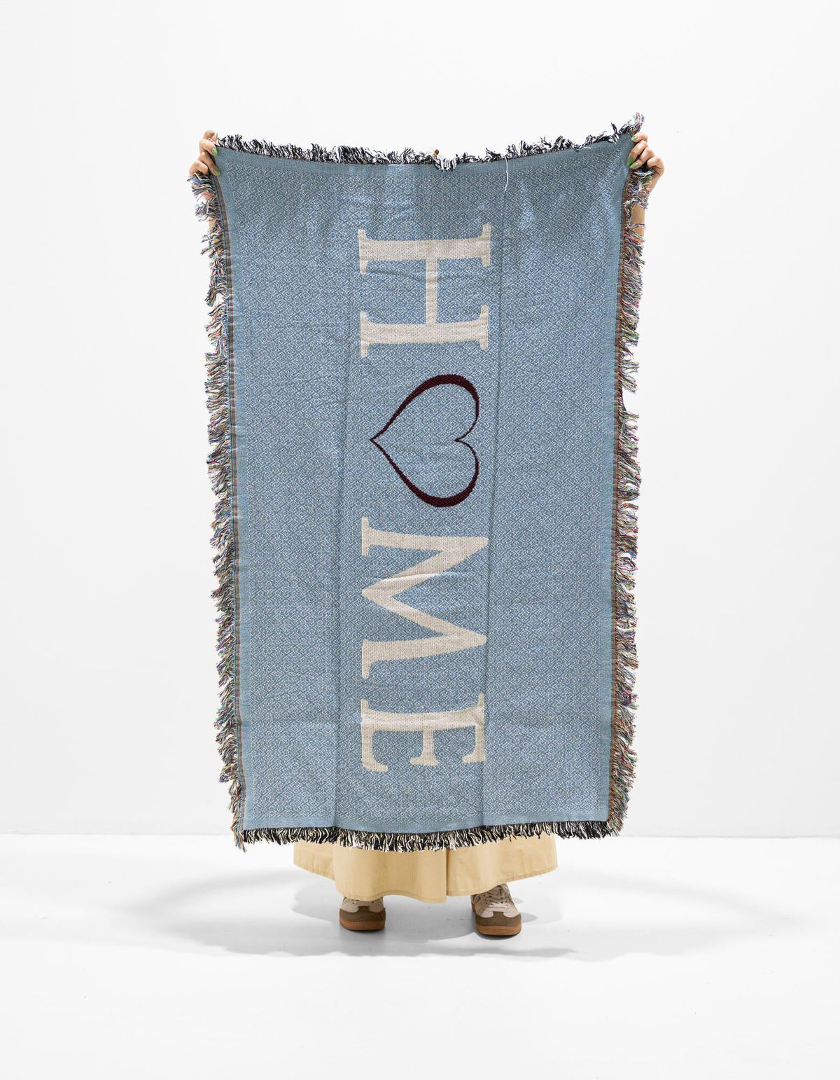Fleece Haven Collection Area Rug -  Rhinelander Rectangle Blue  lifestyle 5