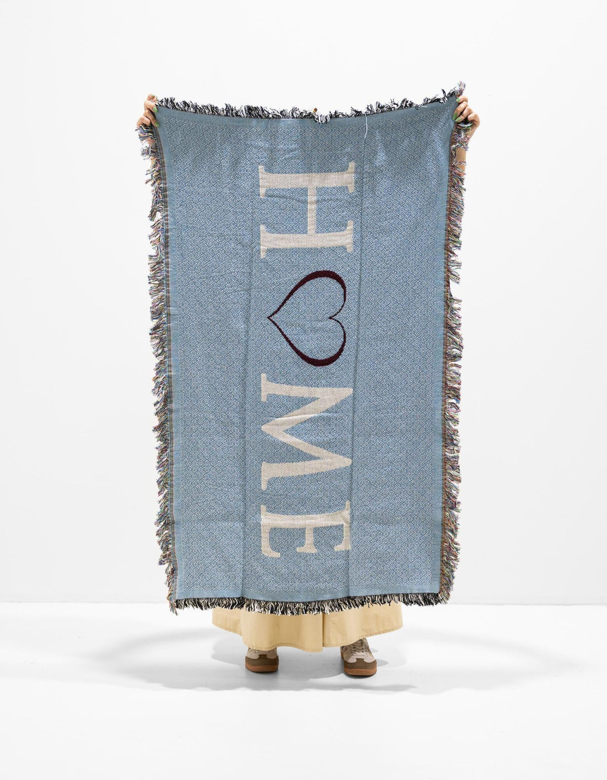 Fleece Haven Collection Area Rug -  Rhinelander Rectangle Blue  lifestyle 6
